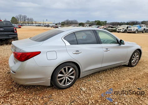 2014 Infiniti Q50 из США, поврежденный, VIN JN1BV7AP3EM673771